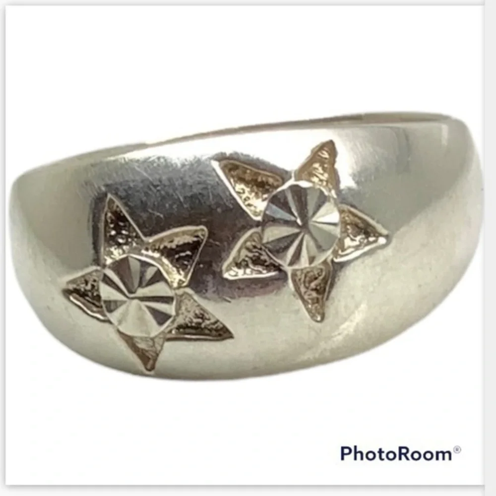 NEW  Beverly Hills sterling silver dome ring